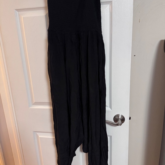 Halara black strapless jumpsuit - Picture 3 of 3